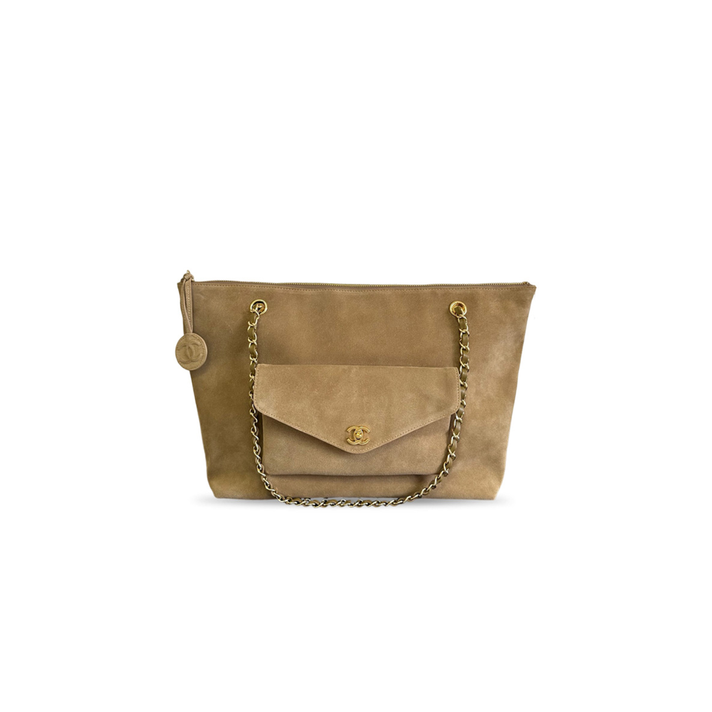 CHANEL SUEDE TOTE BAG AS6483 (35*22*11cm)